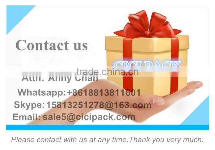 2016 Halloween promotional hexagonal gift box transparent PVC/PP/PET plastic packing box