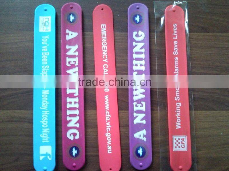 promotion guangzhou factory advertising silicon wristband customized print wristband