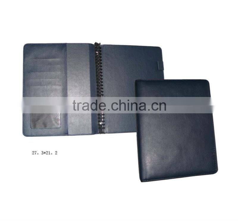Stationery Debossed Leather Blank a5 notebook