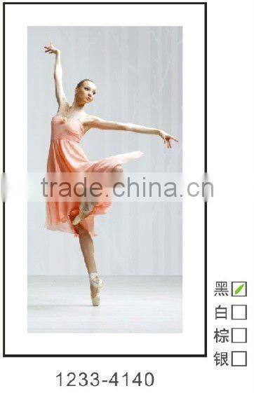 2013 newest 3D lenticular framed picture with PS material