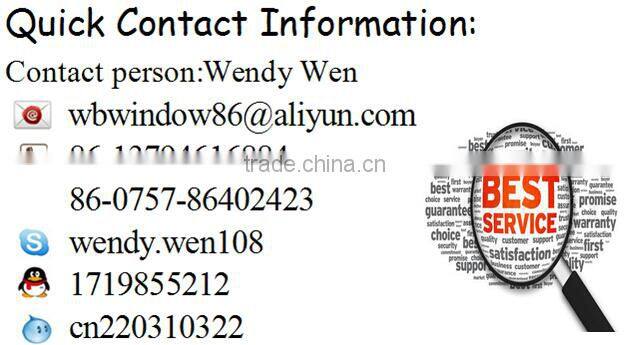 LG pvc crank winder windows with fix window