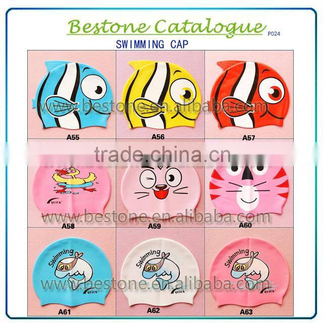 Seamless adult racer dome swimming cap, custom training water sports round swim cap