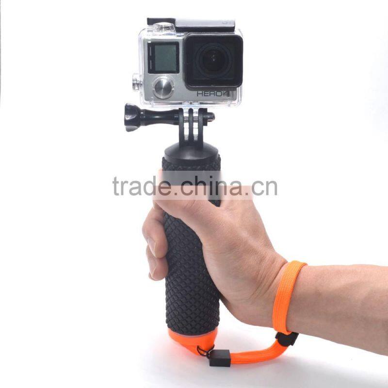 Floating Hand Grip Handle Mount Monopod For Go Pro 4 3+ 3 2 1 Sports Camera