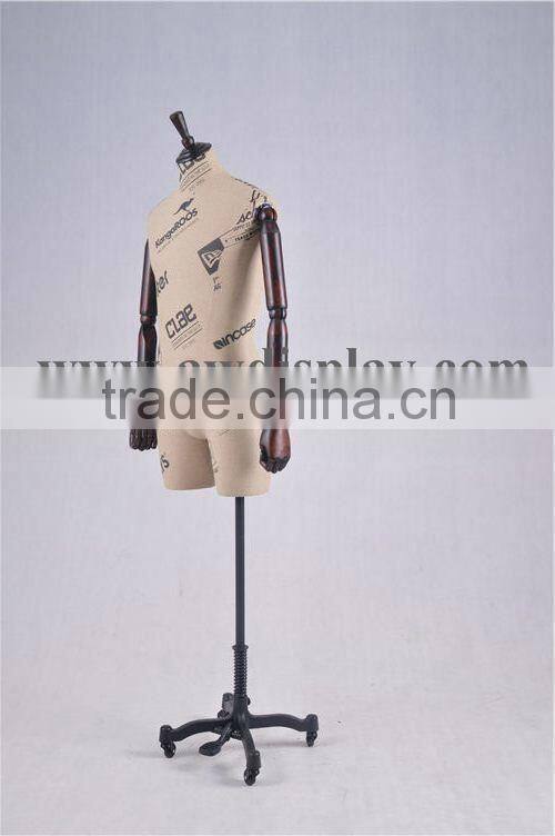 Adjustable wood arms mannequins supplier