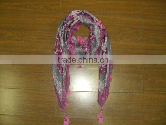 2011 new lady polyester scarf