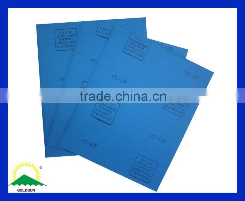 BM82 super fine sandpaper waterproof silicon carbide electro cotated P5000 available