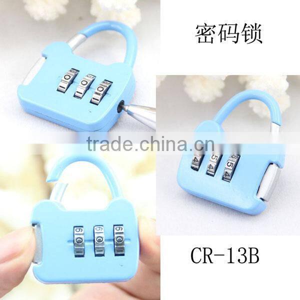 2015 New gifts wholesale price high quality 3 digital lock cases&bags security lock