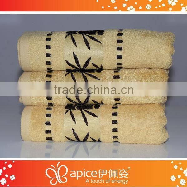 High quality green bamboo Hotel Towel / Turkish Towels