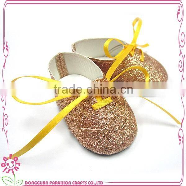 HK toy fair golden supplier OEM doll shoes 18 inch doll shoes wholesale