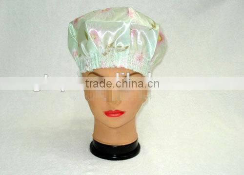 satin bath shower cap single layer SSC-4