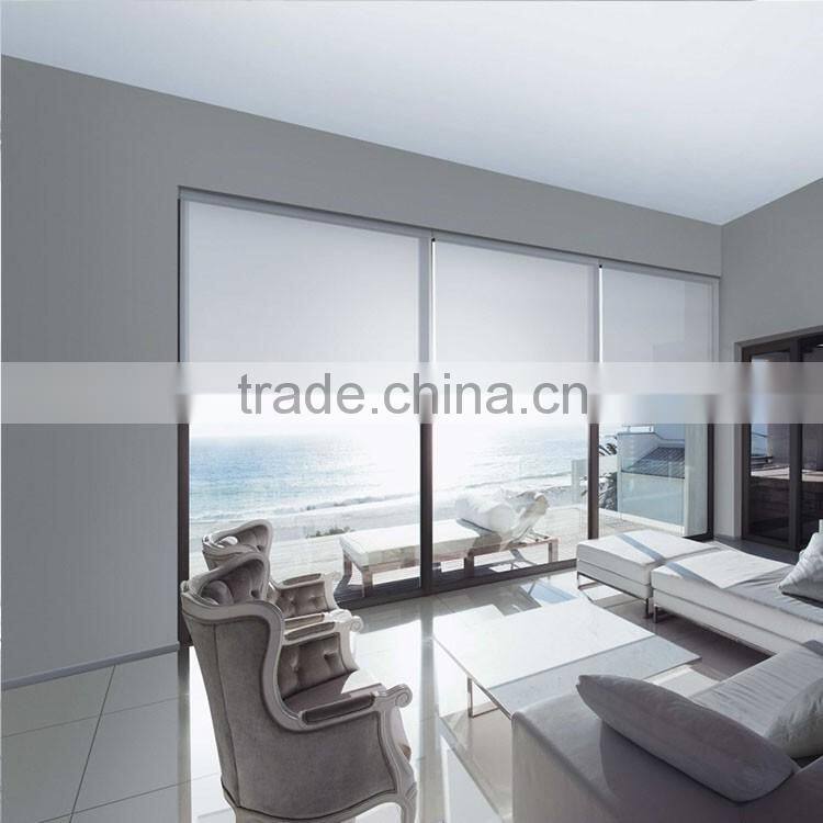 new design printed softextile dim out roller blind fabric