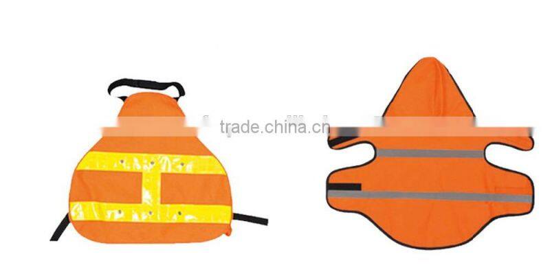 factoy wholesale polyester high visibility pet dog safety vest reflective dog collar
