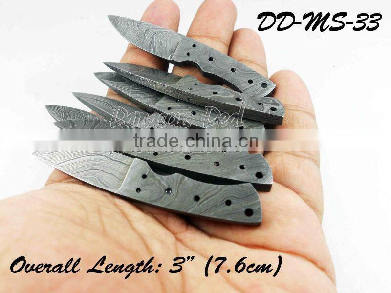 Damascus Steel Miniature Knife DD-MS-35