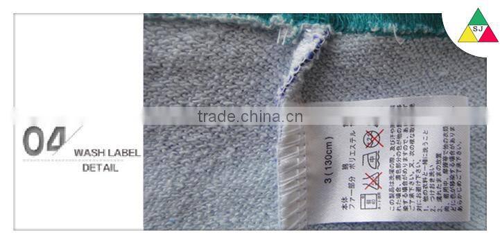 The boy's fashion hooded splicing unlined upper garment apply to the UK market