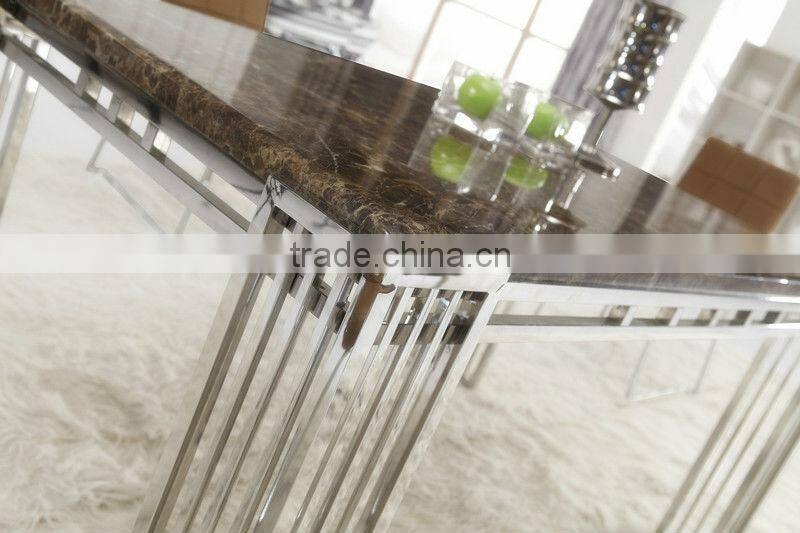 Italy new design living room furniture dinning table and chairs