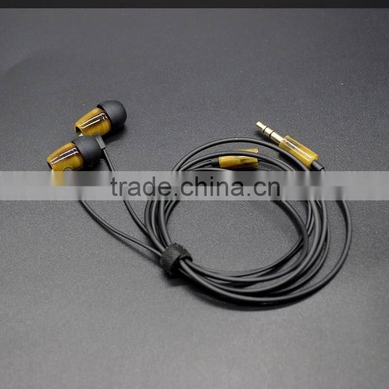 Resin material earphones headphones without mic free sample earphone for mp3 player new products on china market
