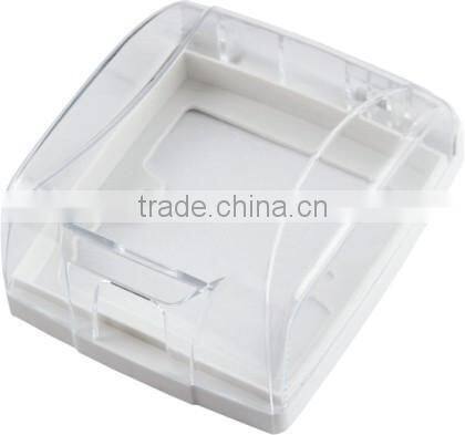 2015 Wholesaler Luxury Wallpad for Wall Switch Socket Outlet 86 Type Transparent Waterproof Electrical Plastic Box Enclosures