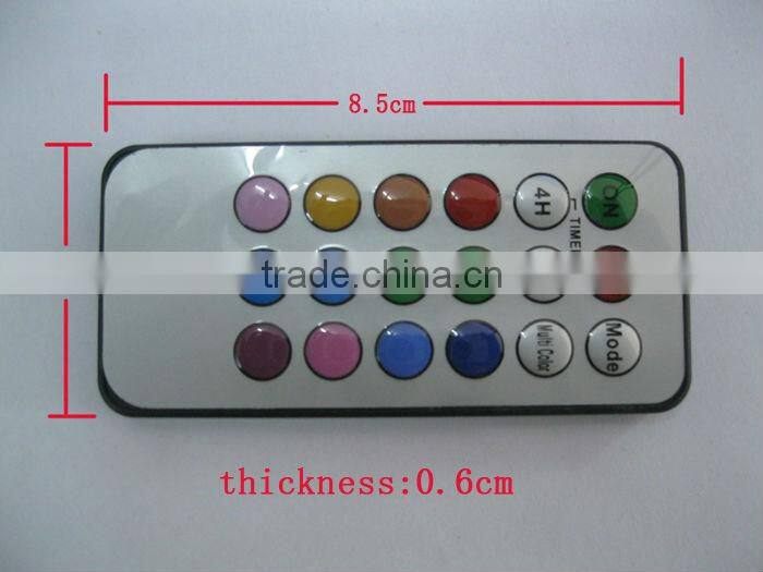 rechargeable Remote control set of 6 LED plastic tealights candles