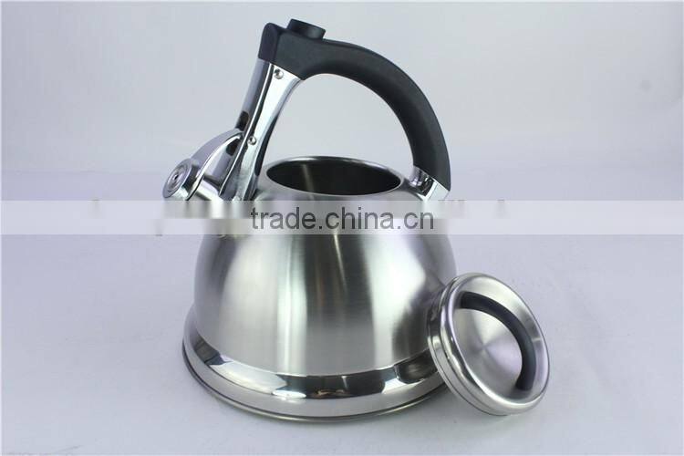 Easy to clean non electric induction whistling kettle stainless steel tea water kettle