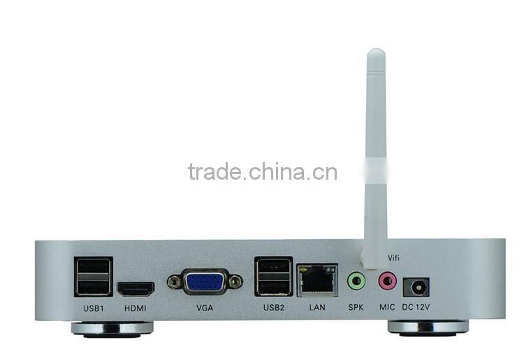 2015 New Design Electronic Intel Core I5 3317U 1.7Ghz Mini Aluminum Fanless Htpc