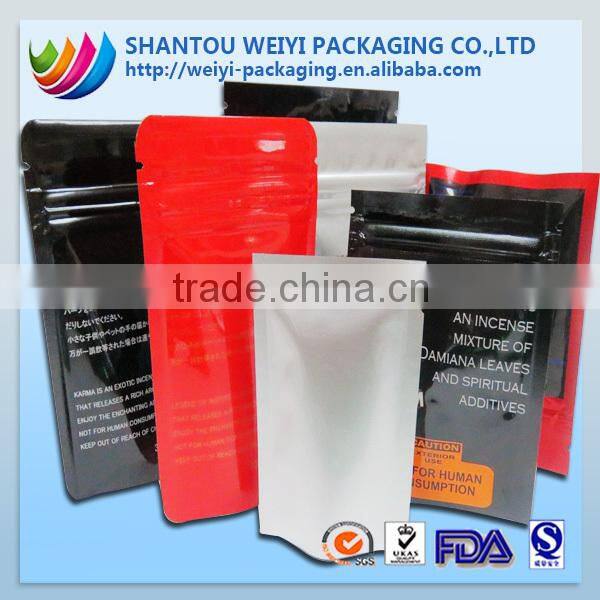 12 oz stand up zip lock aluminum foil coffee plastic bag