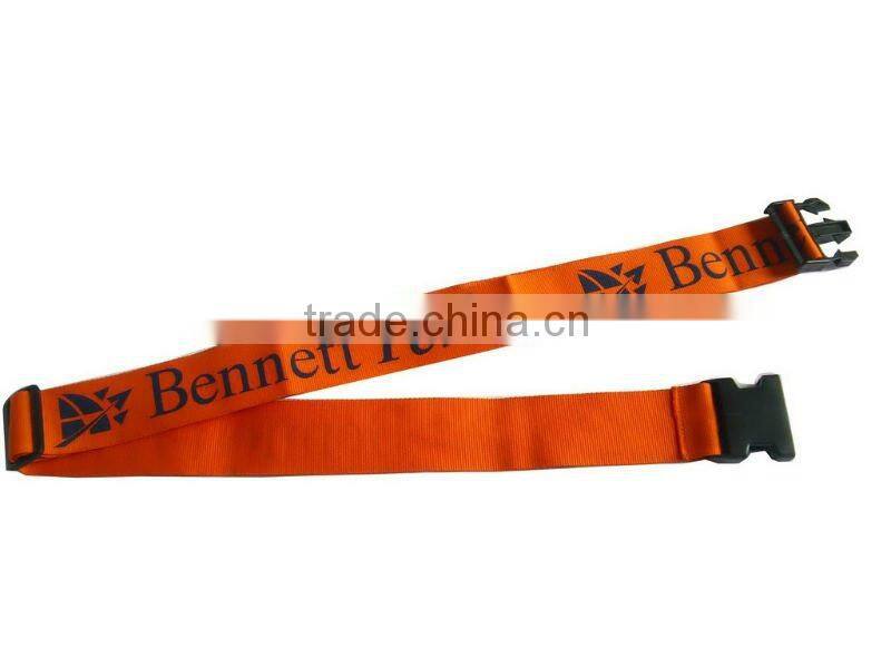 adjustable buckle strap for silkscreen logo luggage