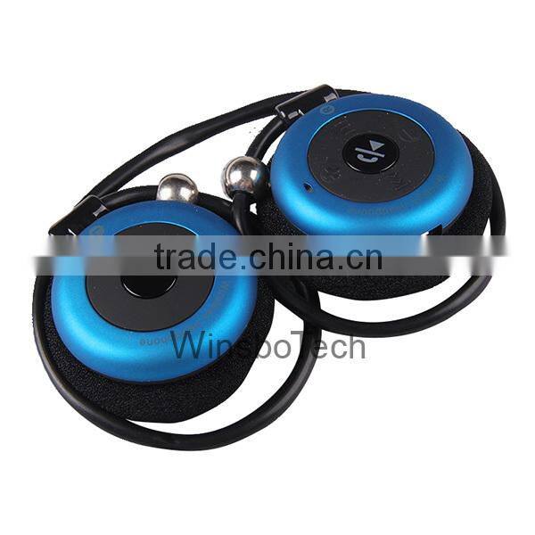 2014 New hot ear hook bluetooth headsets,necklace bluetooth stereo headset,stereo wireless bluetooth headphones for both ears