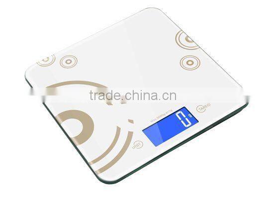 Promotional kitchen scale for give away gift, 5kg kitchen scale full ABS plastic