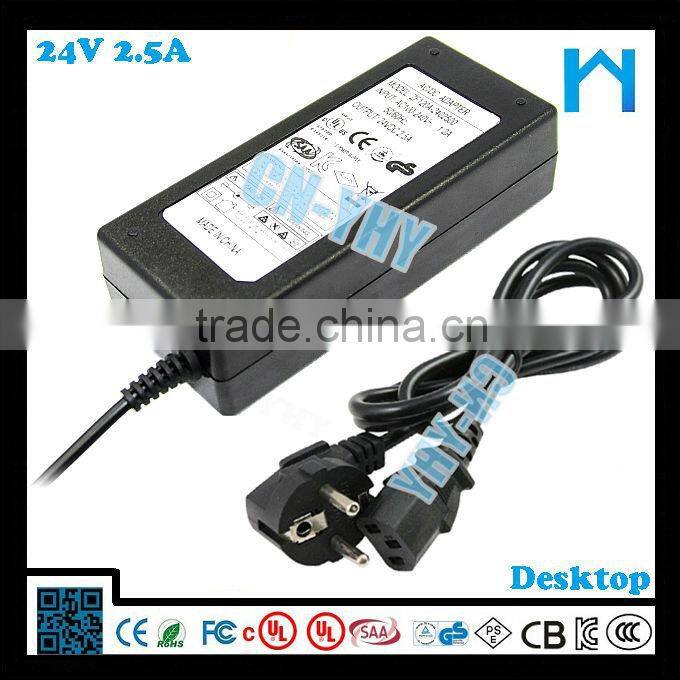 Cheap for 3d printer led 60w switching power supply 220v 24v 2.5a