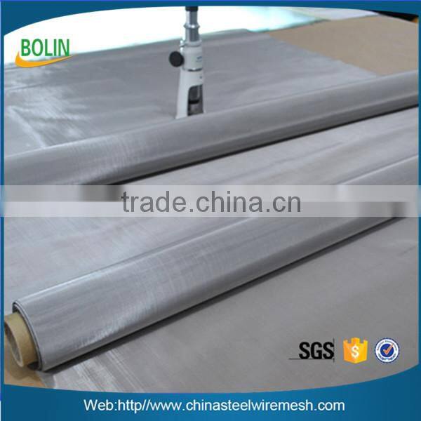 High quality 40 60 80 100 mesh stainless steel woven wire mesh for sugar industry