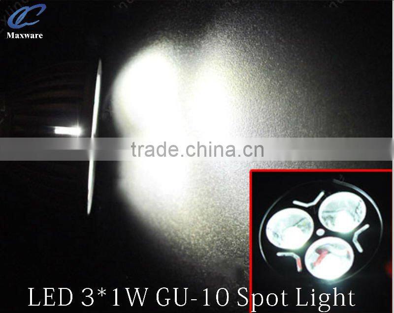 AC85V-265V GU10 power led bulb