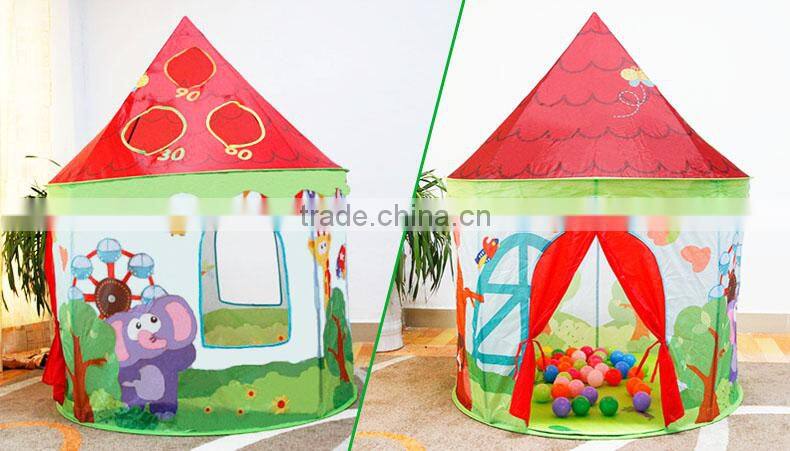 Folding castle children kids play tent