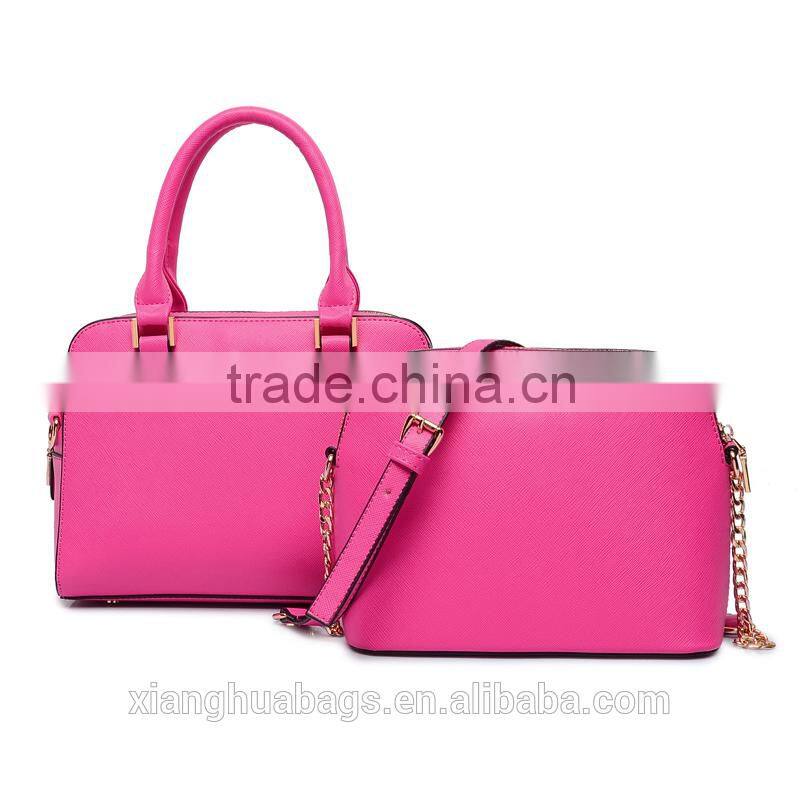 2015 Designer Hot in Europe and American 2pcs set Lady Handbag