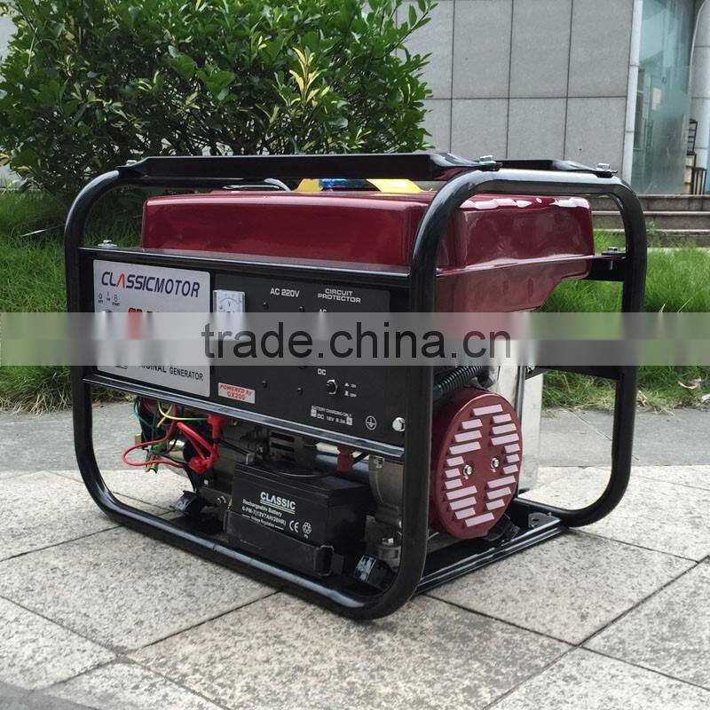 Bison China Zhejiang 2KW Gasoline Powered Air-Cooled Single Cylinder Power Star Generators For Camper