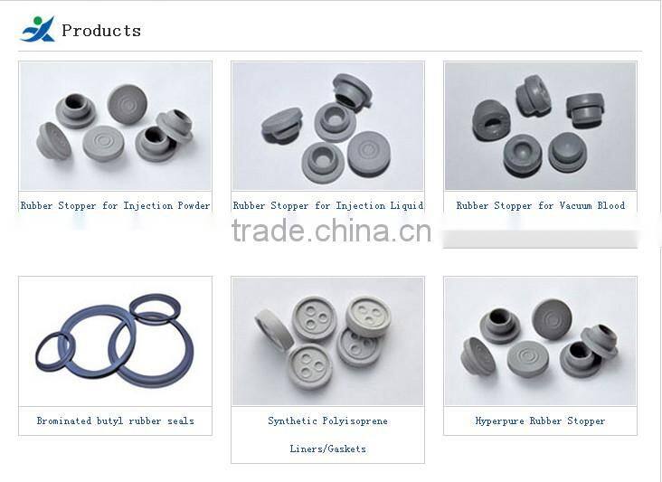 bromo butyl rubber stopper grey