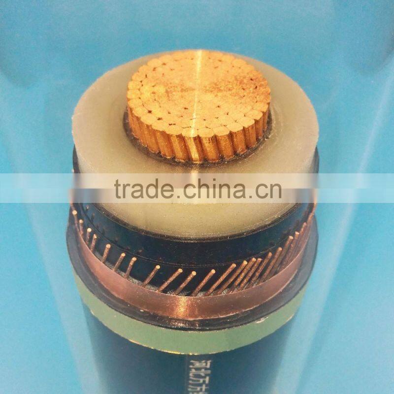 Medium Voltage Single Core 300mm2 copper armoured power cable