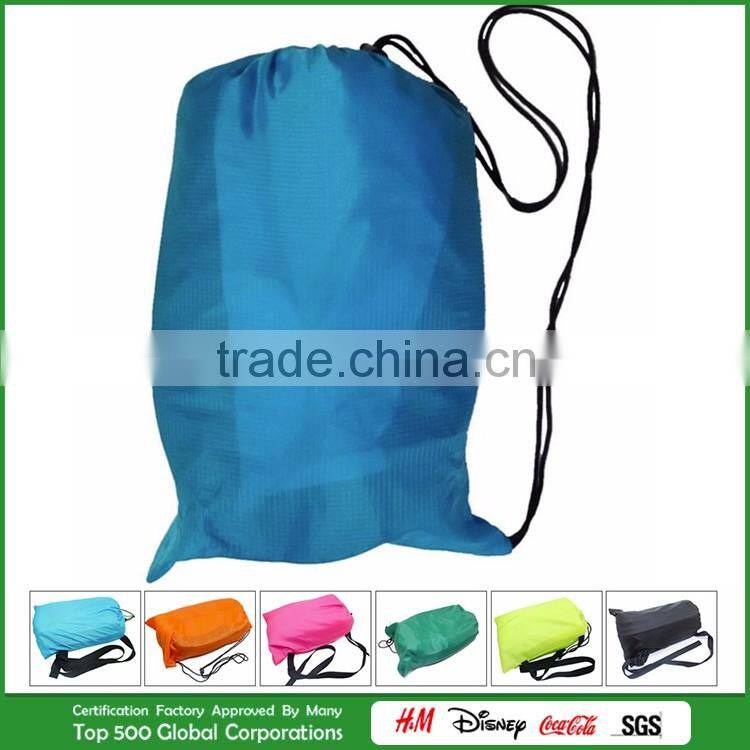 Hot Sale Laysack bed/Lay bag/Banana air bag softtextile baby sleeping bag