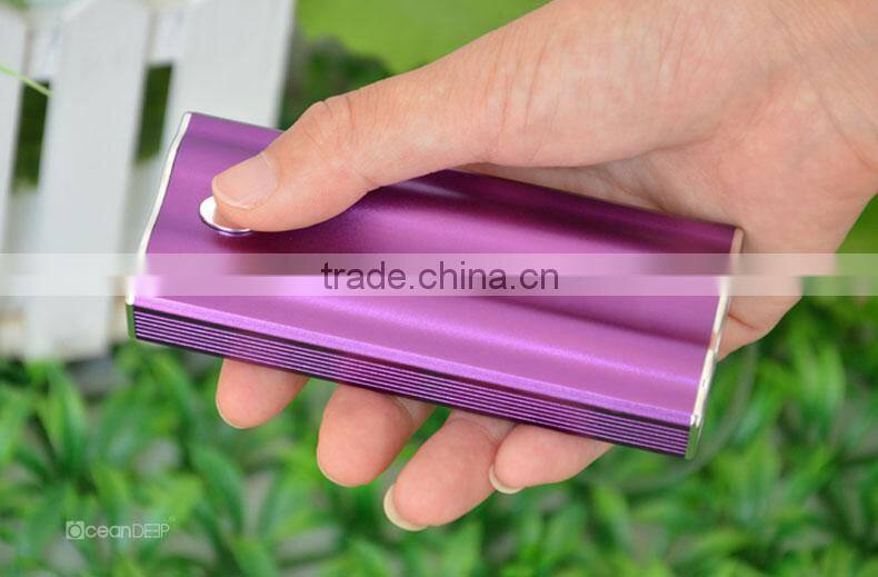 Purple oem color xiaomi power bank with high capacity power bank 50000mah