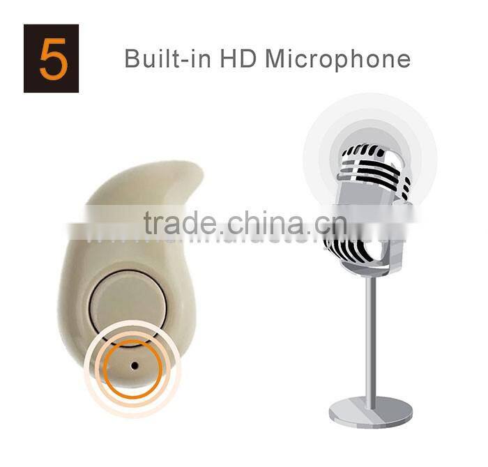 2016 popular and fashionable S530 micro bluetooth earpiece invisible spy earbud
