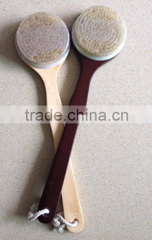 Wooden bath brush