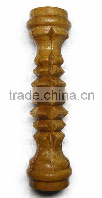 Handheld wooden massager