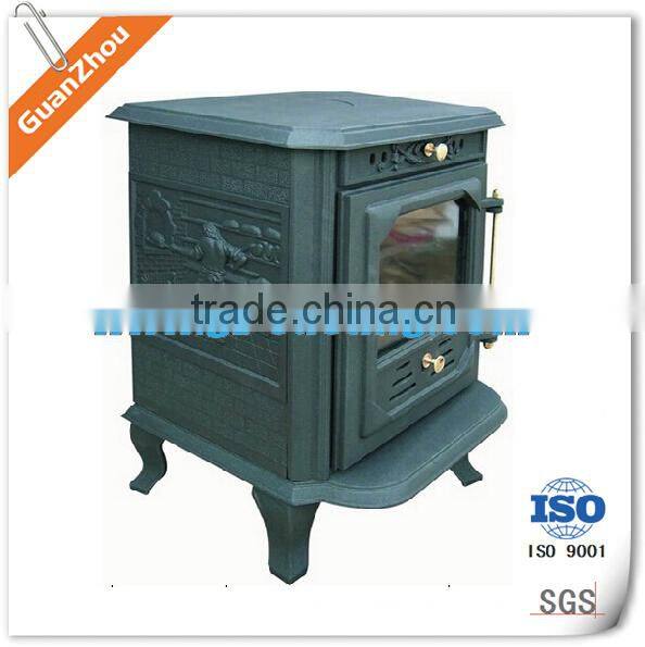 antique cast iron stove OEM as per drawing or sample by guanzhou iron casting founddry