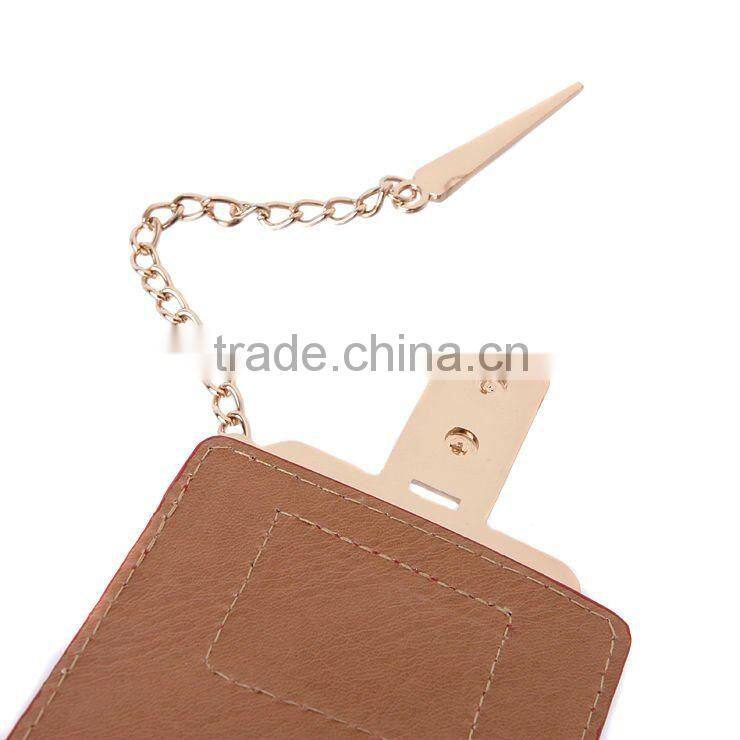 2015 Lady's newest fashion waistband elastic belt stone grain for export for dress red color