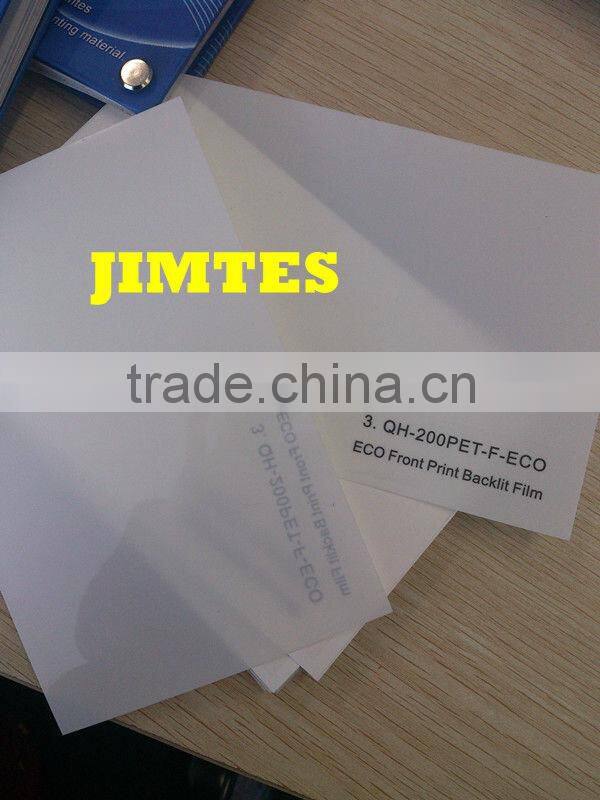 ECO Front Print Backlit Semi PET Film