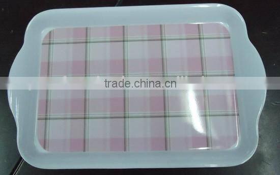 Melamine nice quality plastic restaurant serving tray