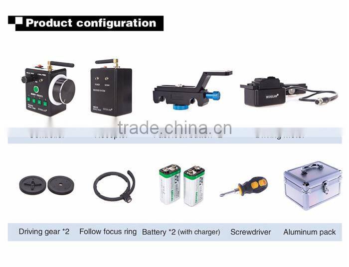Wondlan Wireless Mnemonic Follow Focus for DSLR Rig Video