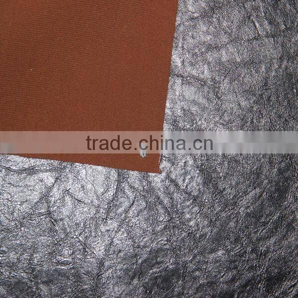 Waxy design PVC leather material for sofa leather cover usage