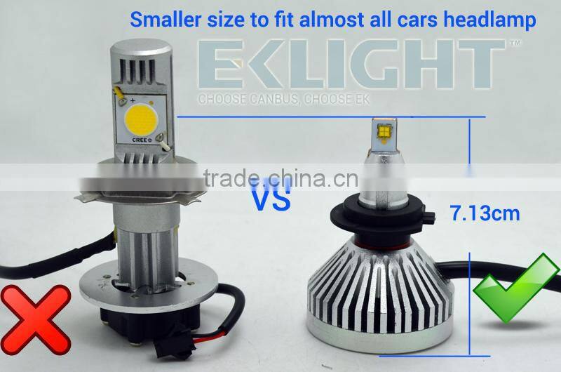 EK LIGHT Smart System LED car headlight bulbs High power led headlight motorcycle
