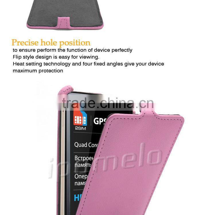 Luxury flip leather mobile phone case for Explay RIO EXP 4