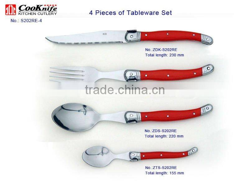 6Pcs Plastic Picnic Tableware Set Travel Picnic Set